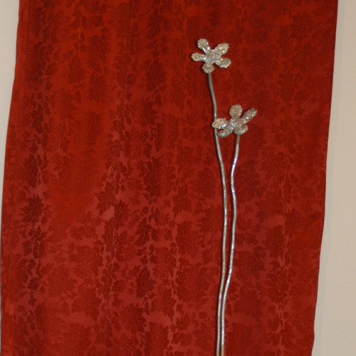 Two flowers with vase, 2012
